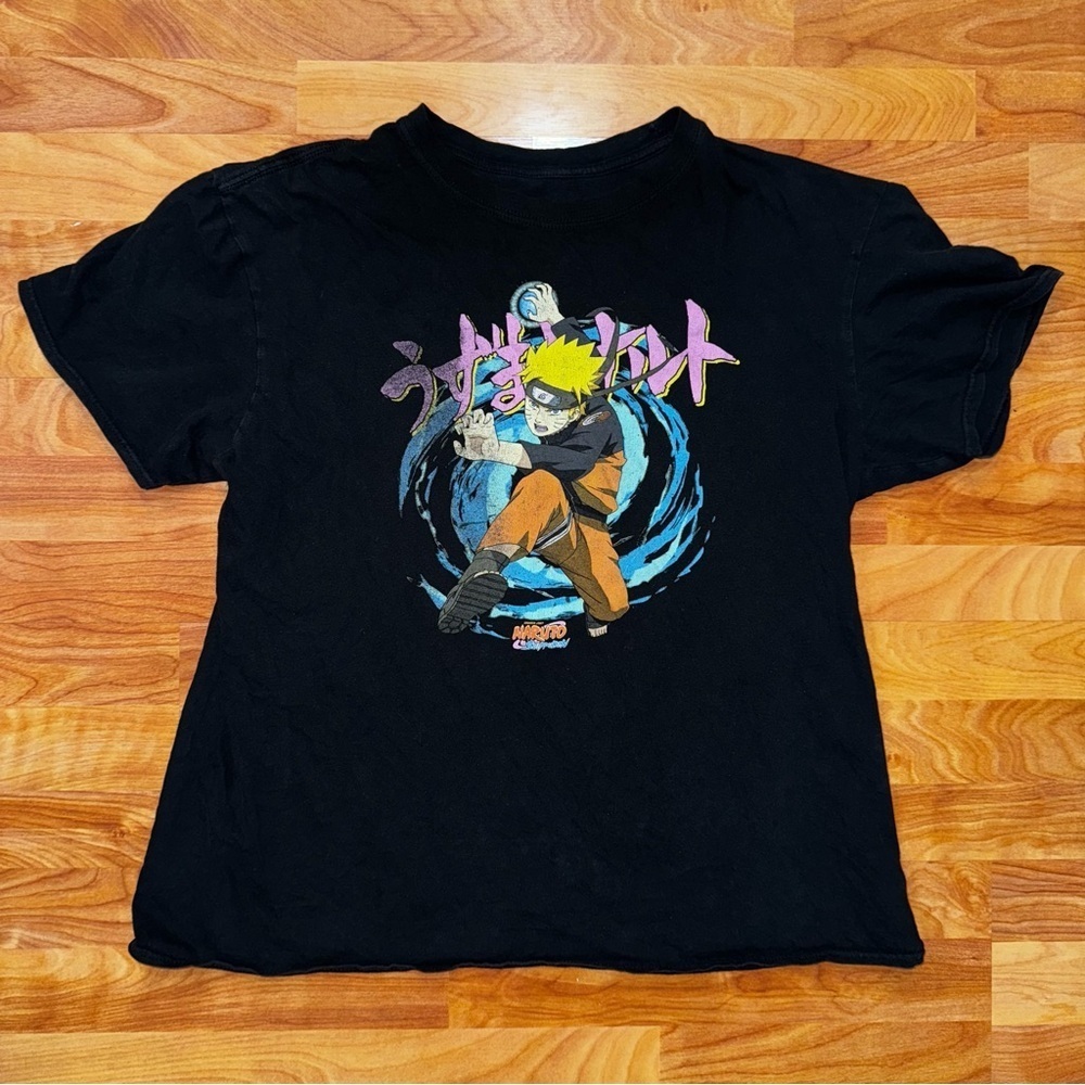 Naruto Shippuden Collection Shirt Mens Medium Black Shonen Jump Graphic Tee